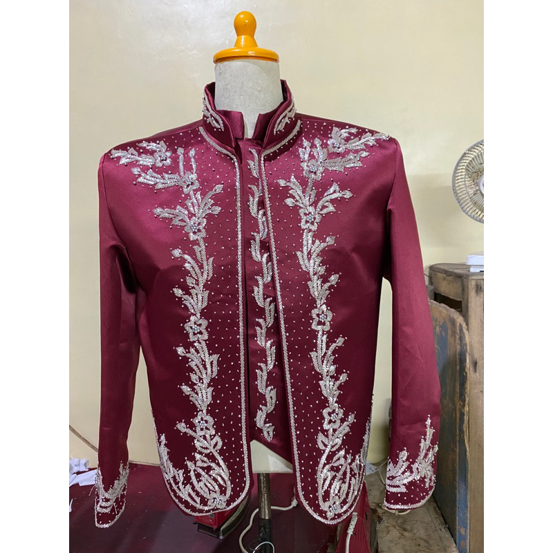 Beskap jawa maroon || Beskap pengantin jawa || Beskap Jawa || Beskap pria