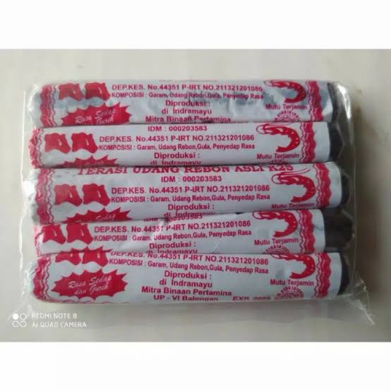 

@5pcs Terasi udang rebon cap kepala 2 sapi K2S ny cenglan 120Gr