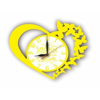 Jam Dinding Butterfly Love / Hiasan Ruang Tamu / Jam aesthetic / Hiasan Kamar Tidur Hiasan Ruang Tam