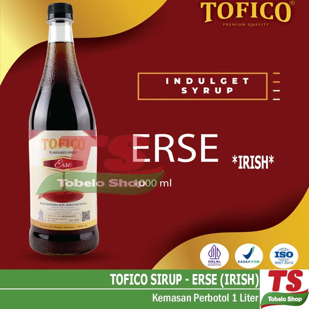 

TOFICO ERSE (IRISH) SYRUP 1LITER / TOFICO IRISH SIRUP