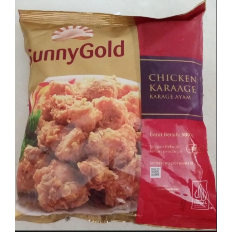 

Frozen Bandung Karage sunny gold 500gr