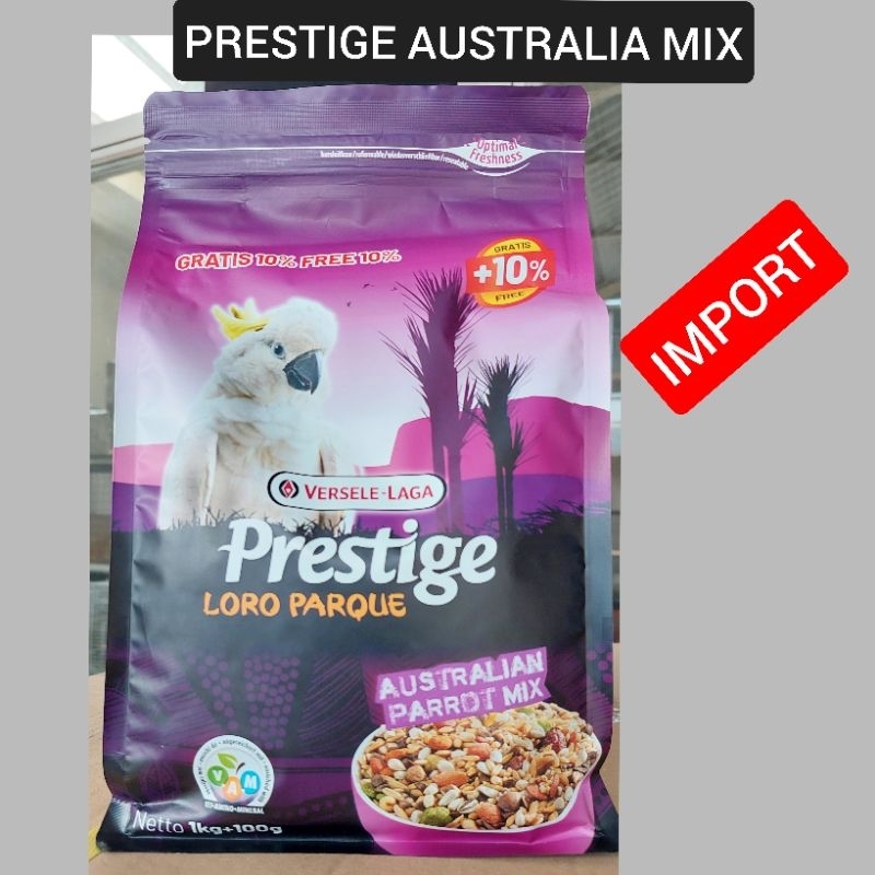 Prestige Austalian Parrot Mix Burung Parrot Versele Laga 1 kg
