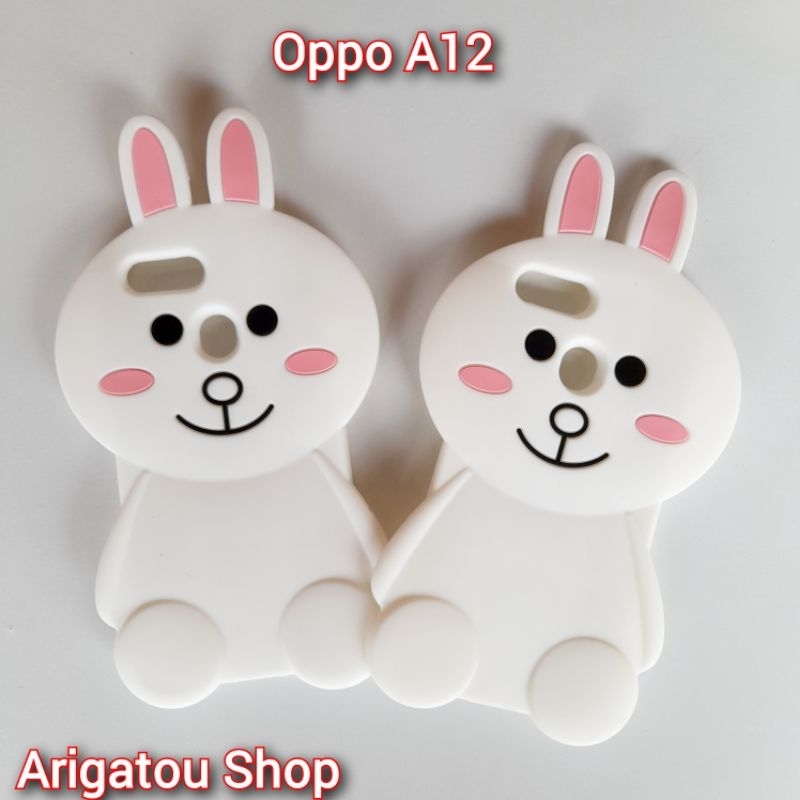 Oppo A12 Case Softcase Boneka Karakter Kelinci Rabbit