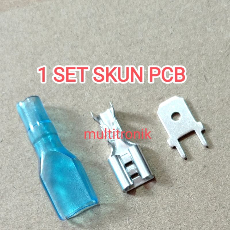 Skun PCB 1Set skun pin flat rubber boot