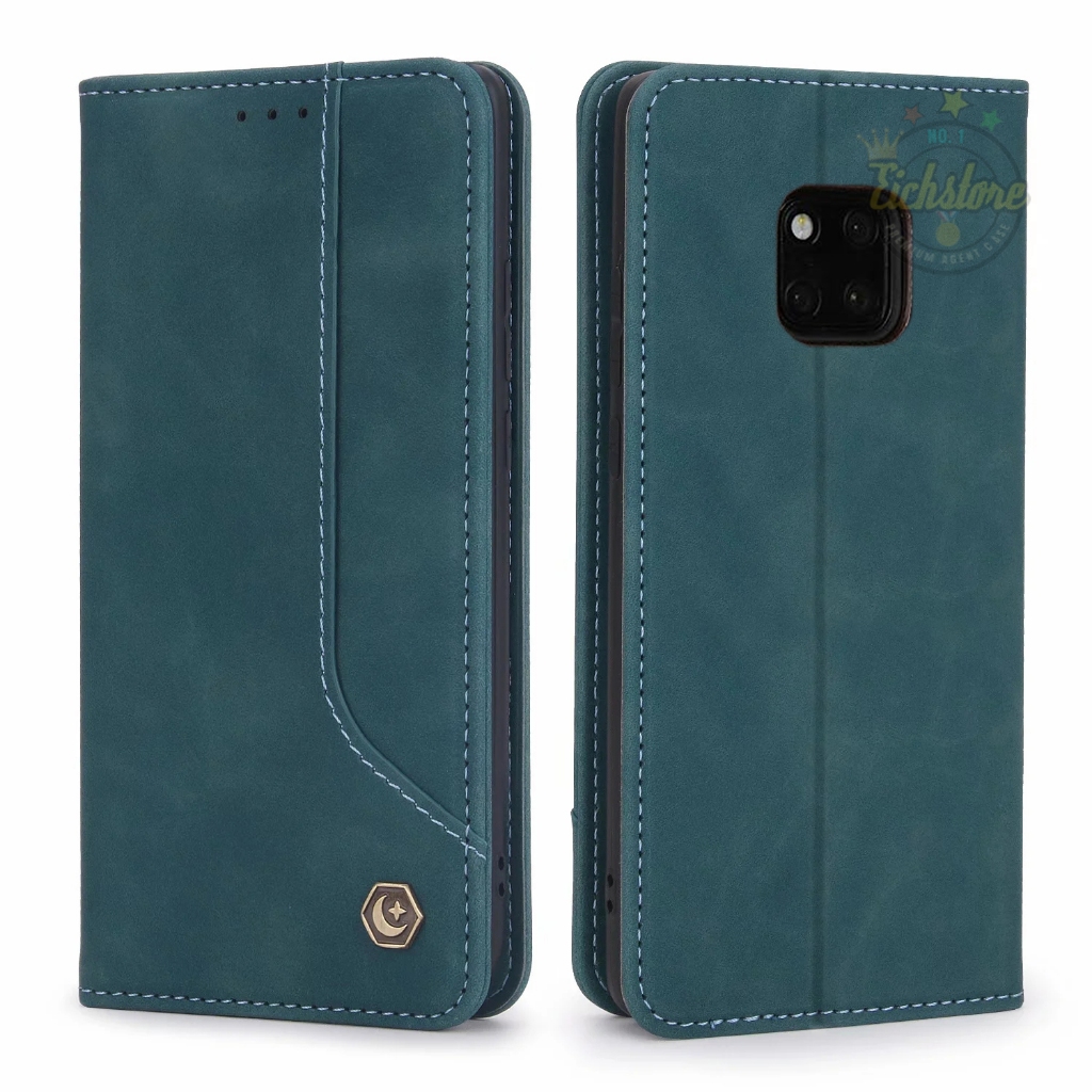 Case Huawei Mate 20 Pro Wallet Extra Pocket Premium Full 360 Degree Mewah Casing Flip Cover Auto Loc