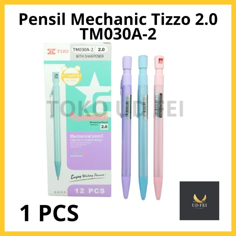 

(1 PCS) pensil mekanik/ pensil tizzo mekanik 2.0/ mechanical pencil tizo 30.0 TM030A-2