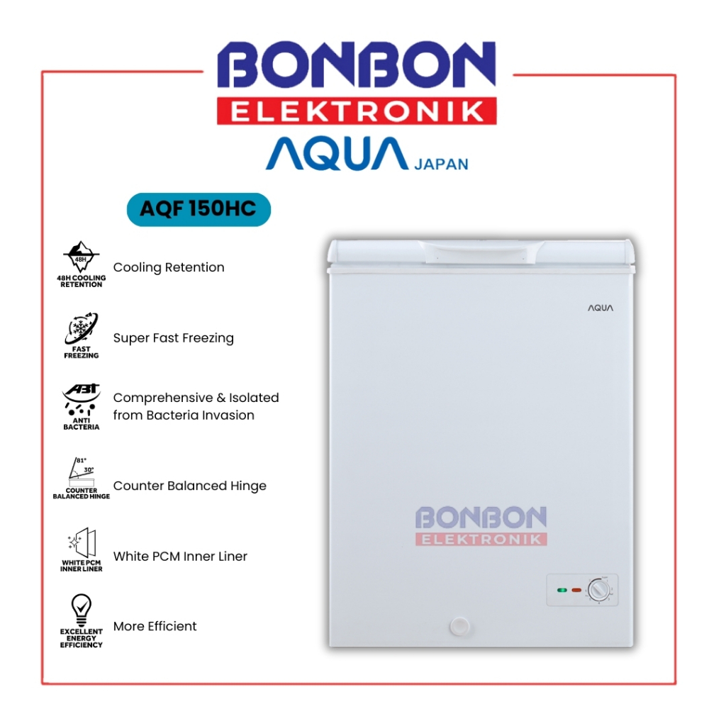 AQUA Chest Freezer 1 Door AQF 150 HC / AQF 150HC / AQF 150 142L