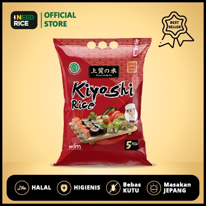 

Beras Jepang Kiyoshi 5kg
