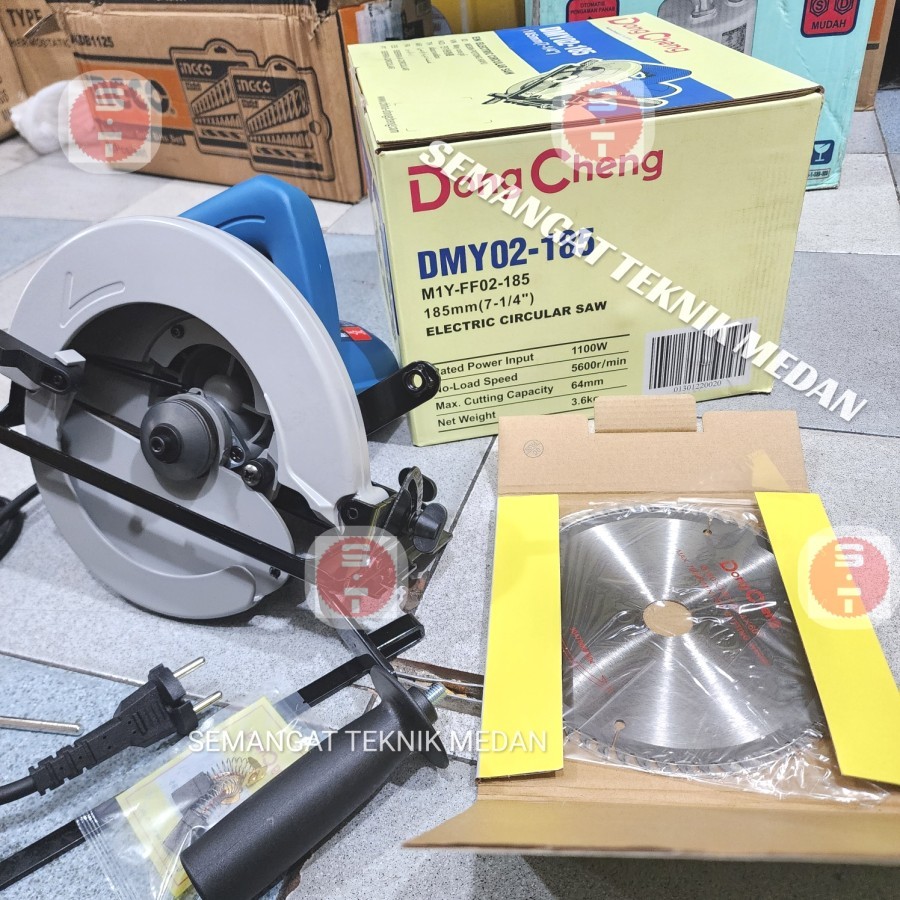 DMY02-185 MESIN GERGAJI KAYU CIRCULAR SAW 7" DONGCHENG DMY 02 185