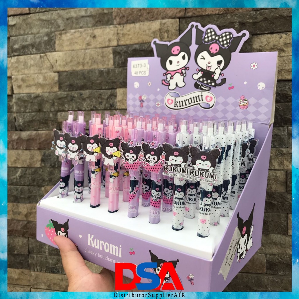 

PULPEN GEL KARATER KUROMI CUTE/PULPEN GEL 0,5 PREMIUM AKRILIK/PULPEN GEL SANRIO