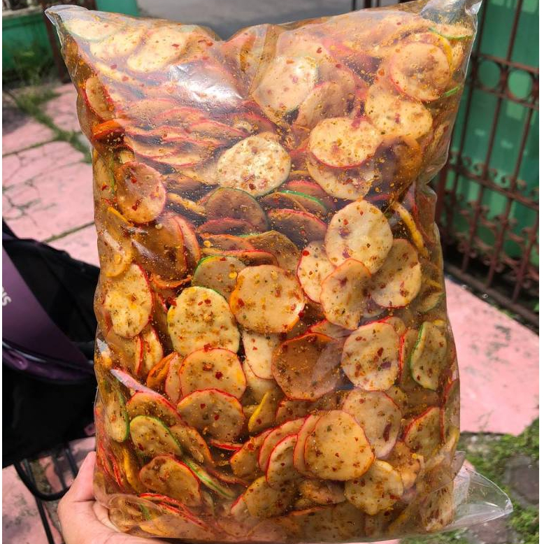 

Kerupuk Seblak Bantet tiTasix Food Rasa Pedas Daun Jeruk 1Kg