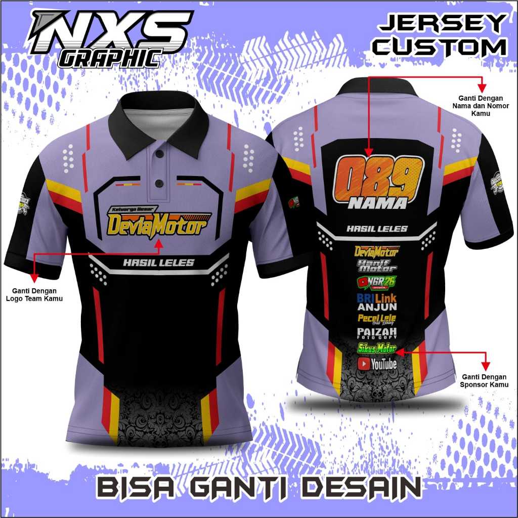 PROMO JERSEY CUSTOM BERKUALITAS BAJU WANGKY POLO FULL PRINTING KEREN ORIGINAL RACING SUPERMOTO MOTOC