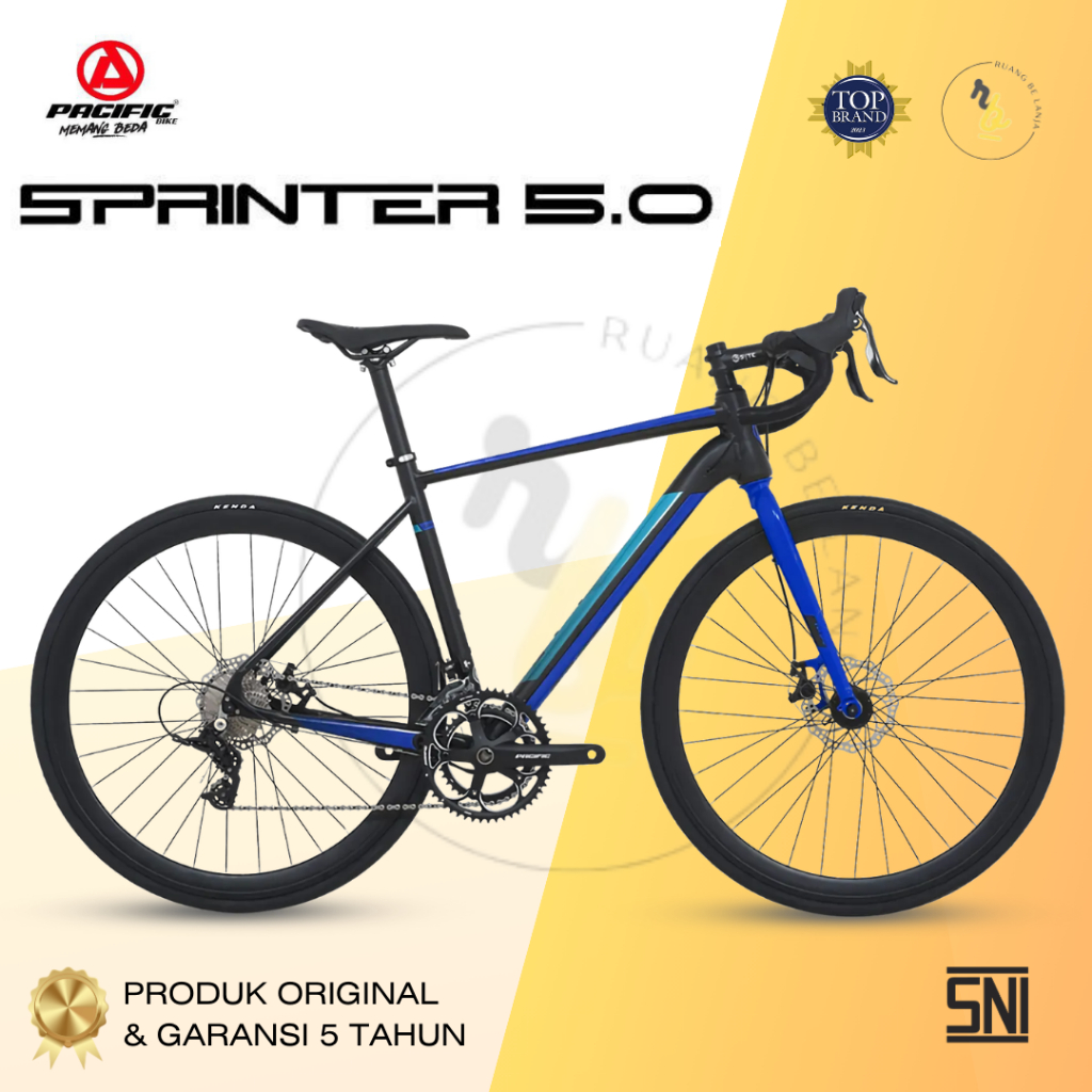 Sepeda Road bike PACIFIC SPRINTER 5.0 Alloy (2x11 Speed)