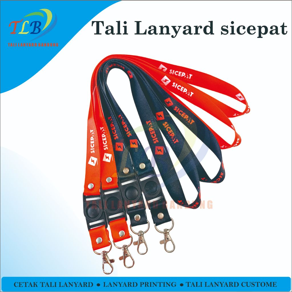 

TALI LANYARD EXPEDISI/LANYARD NAME TAG JNE,JNT,SI CEPAT/GANTUNGAN ID CARD KURIR/KALUNG NAME TAG KURIR