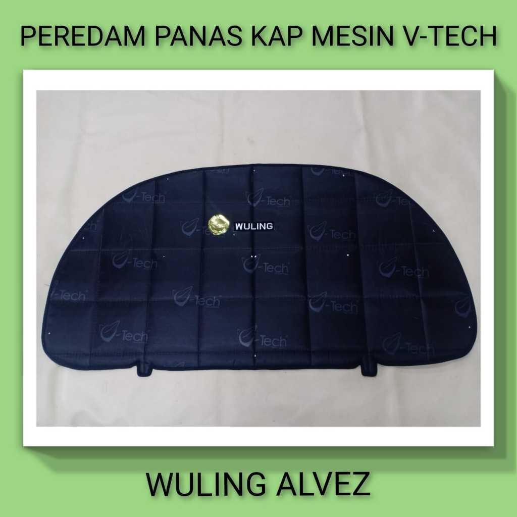 WULING ALVEZ  Kap Peredam Pelindung Panas Kap Mesin Aksesoris Variasi Mobil VTECH + Klip