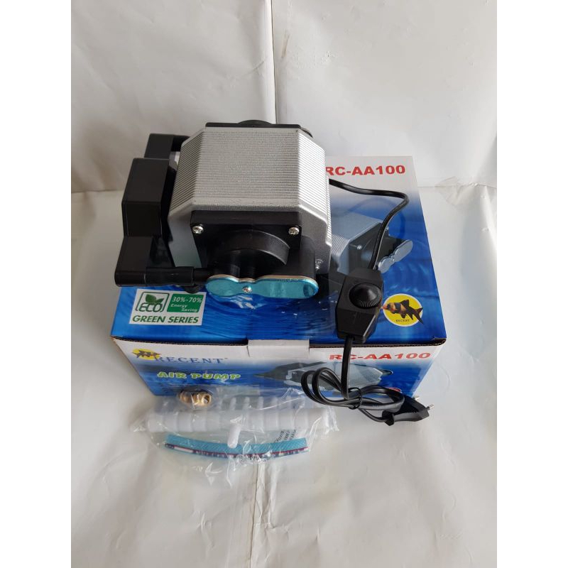 Recent Air Pump RC AA 100 Mesin Aerator 12 lubang Angin