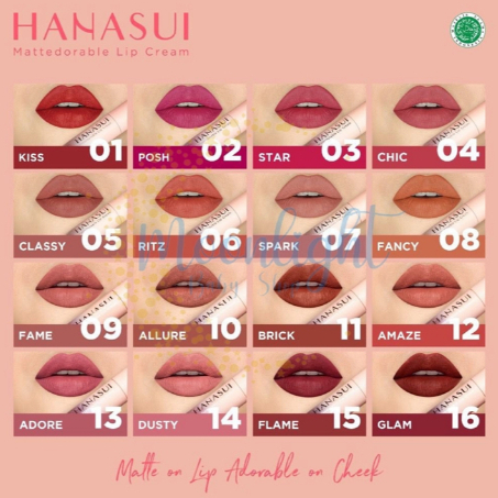 HANASUI MATTEDORABLE LIPCREAM/ LIPCREAM HANASUI