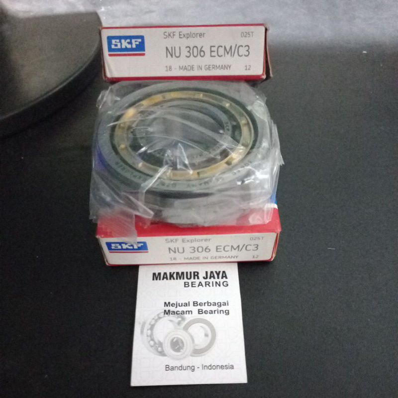Cylindrical roller BEARING NU306 ECM C3 / NU 306 ECM C3 SKF
