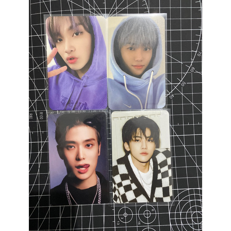 ready stock photocard nct official haechan centil,hyuckren cafe, jaehyun melet,jaemin catur,jaemin h