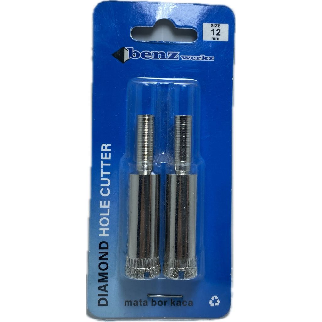 HOLESAW KACA BENZ 12mm HOLE SAW KACA MATA BOR GRANITE MATA BOR KERAMIK HOLESAW KERAMIK DIAMOND HOLE 