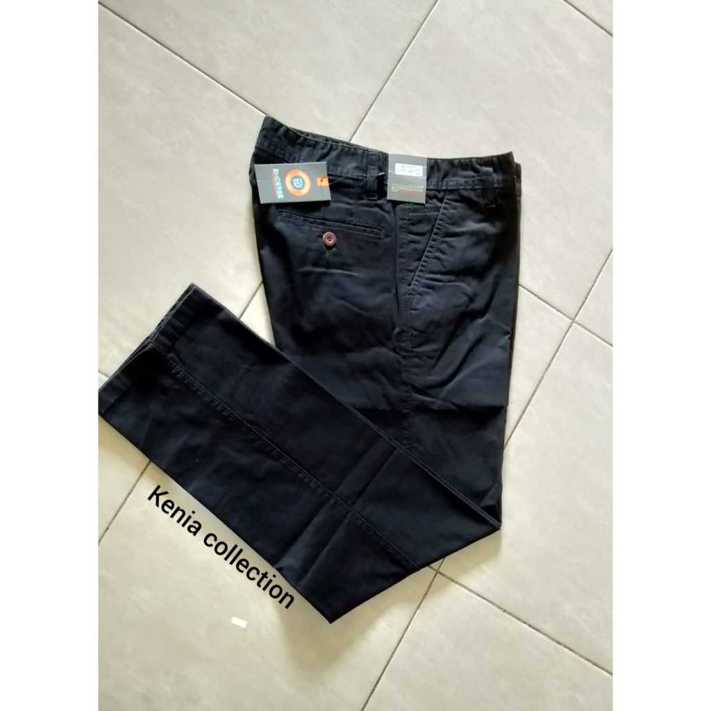 celana panjang katun _EMDEREE Hitam