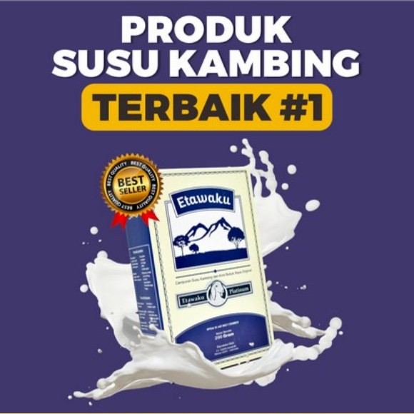 

Susu Kambing Etawaku Platinum Susu Bubuk 200gr Halal BPOM
