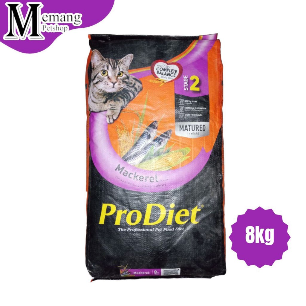 ProDiet 8Kg - Mackarel - Makanan Kucing - Cat Food - Pro Diet