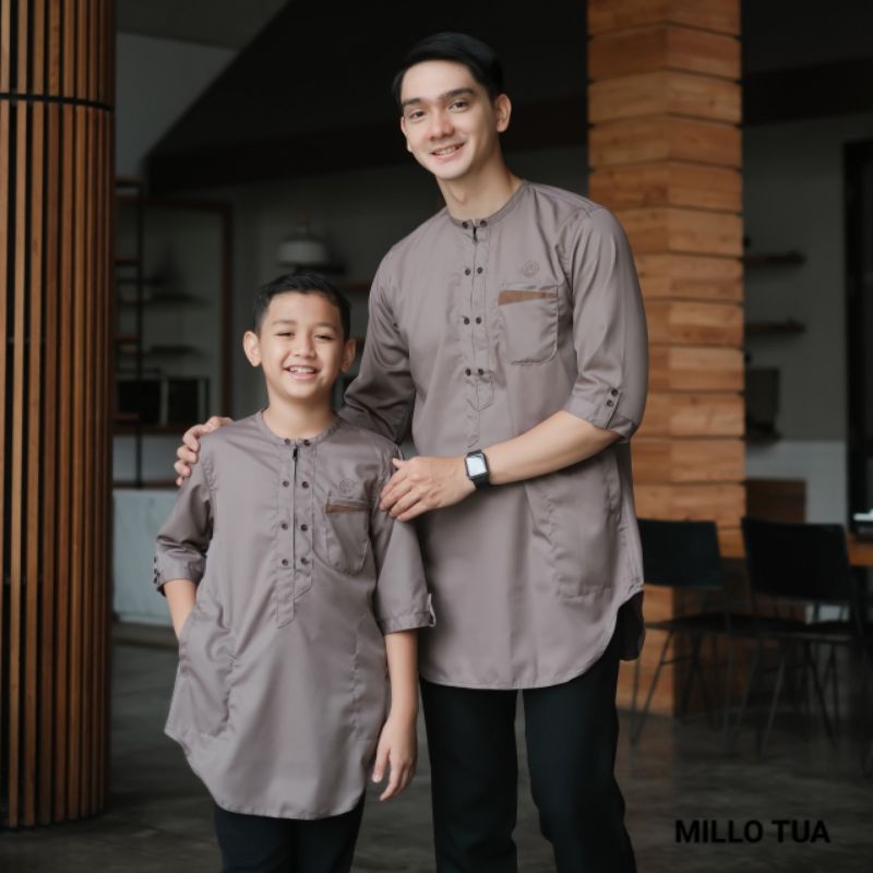 Baju Koko Kapel Dewasa Dan Anak Lengan 3/4 Bahan Toyobo Kualitas / Baju Kapelan Koko Lebaran