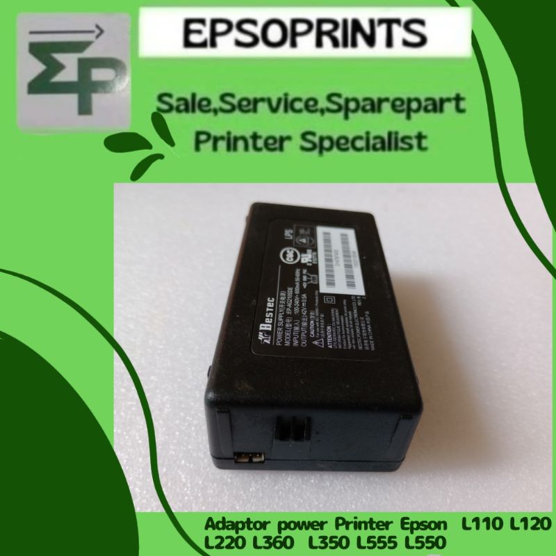 Adaptor power Printer Epson  L110 L120 L220 L360  L350 L555 L550