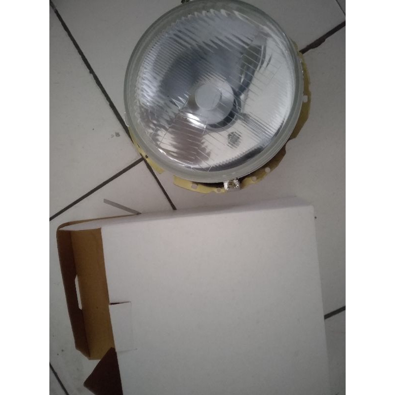 lampu depan bulat komplit vw kodok/kombi/safari