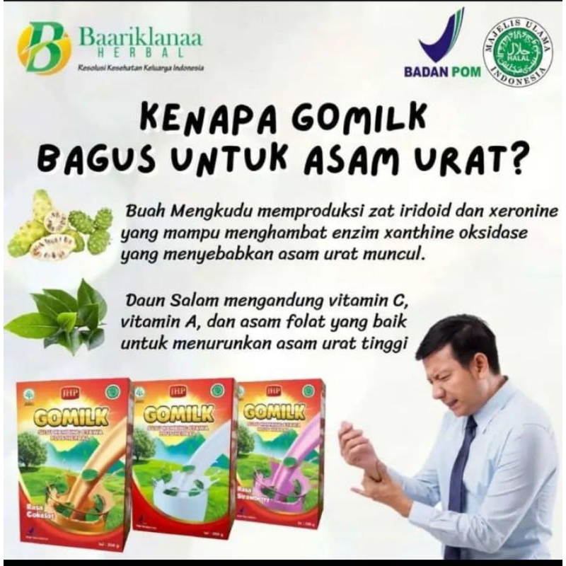 

GOMILK SUSU KAMBING ETAWA atasi Asam Urat herbal bariklana