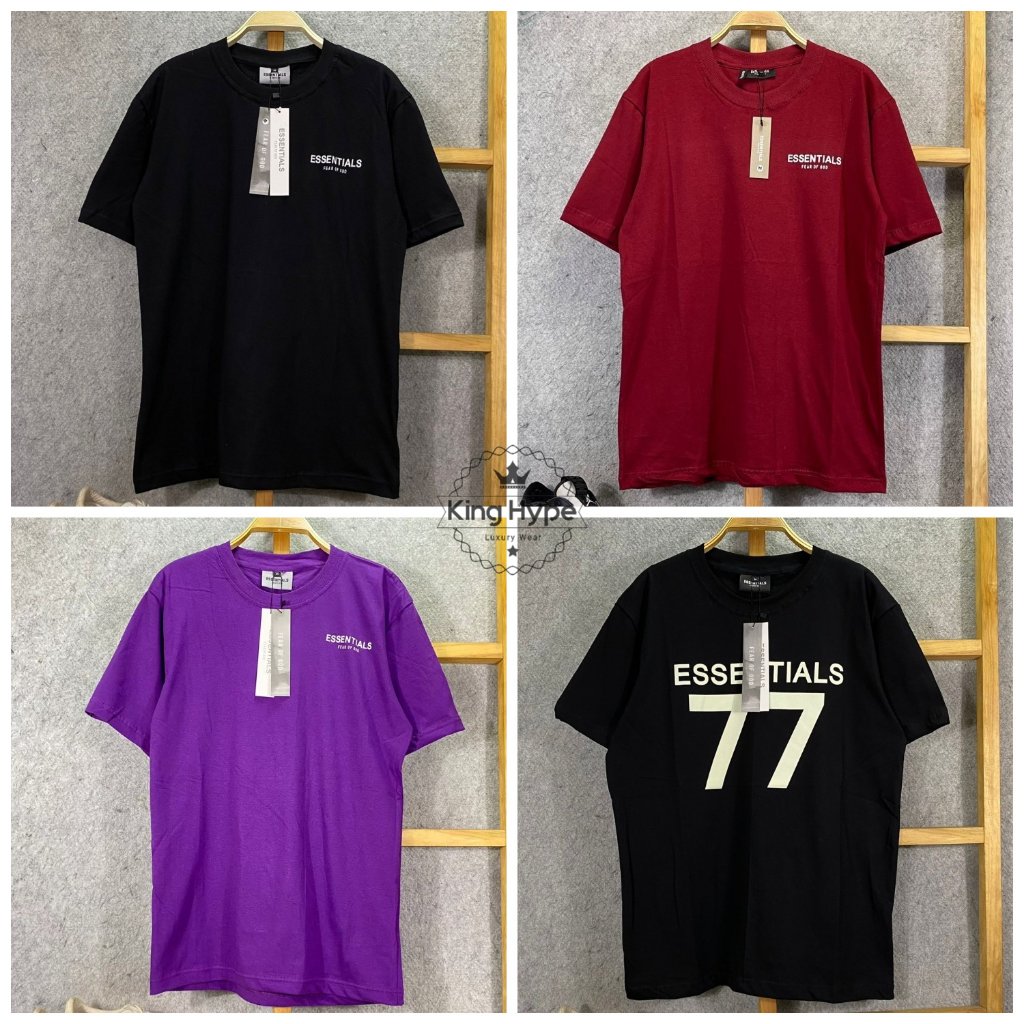 Kaos Tshirt Fear of God Essentials Mirror 1:1 Original Unisex Premium Fulltag