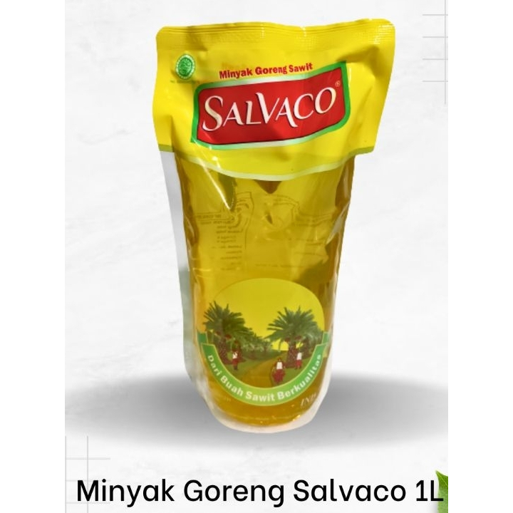 Salvaco Minyak Goreng 1 Lt / Minyak Goreng Kelapa Sawit