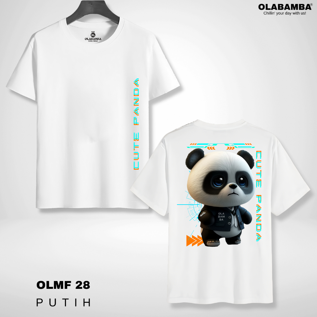 [HOT] OLBB Baju Distro Pria Original 100 Ori | Panda | Baju Cowok Distro Original | KAOS PANDA OLMF 