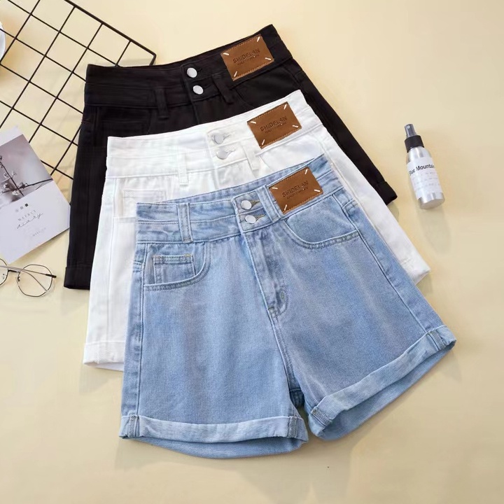 Splash short pants celana jeans pendek wanita hotpants celana pendek korea style wanita celana jeans
