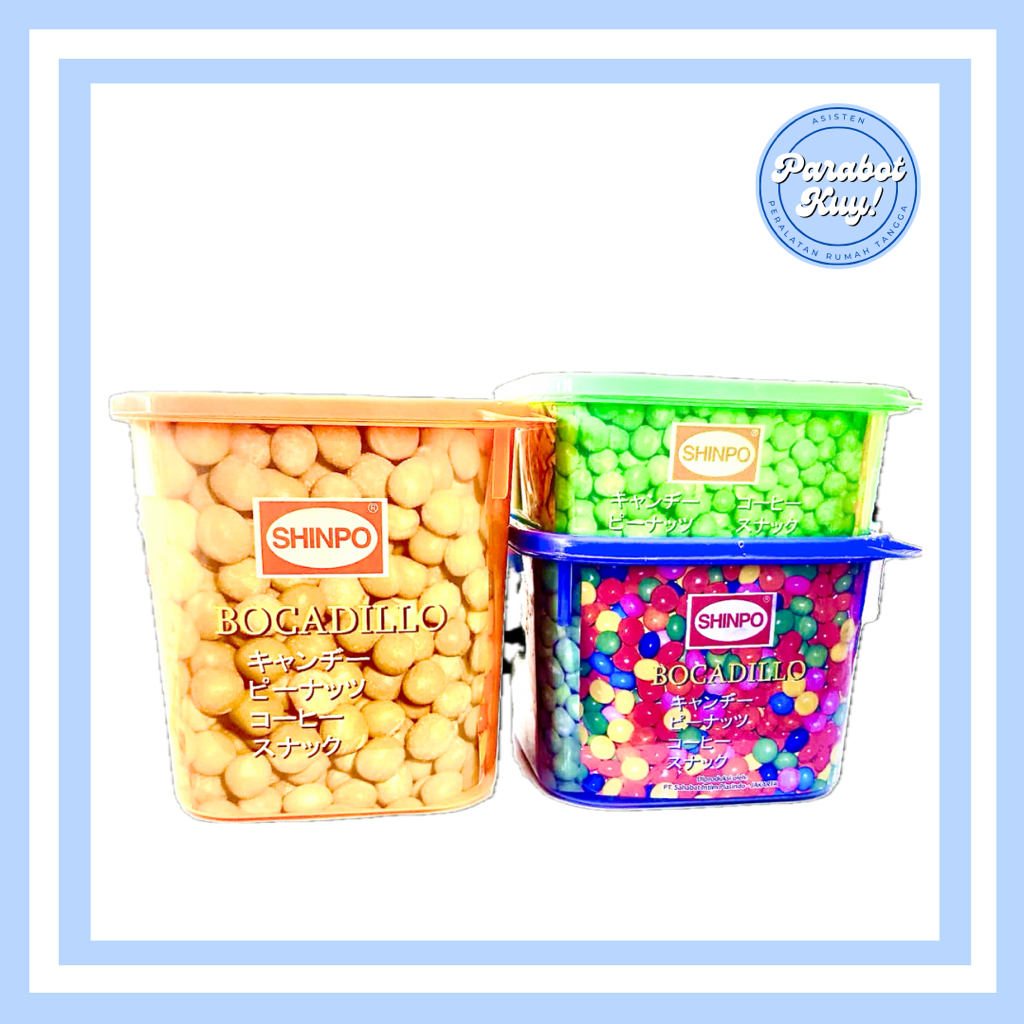Shinpo Toples Plastik Serbaguna / Toples Snack / Toples Kue Kering Plastik