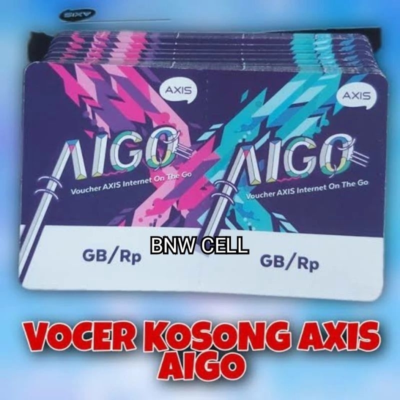 VOUCHER KOSONG AXIS 1BOX 200PCS
