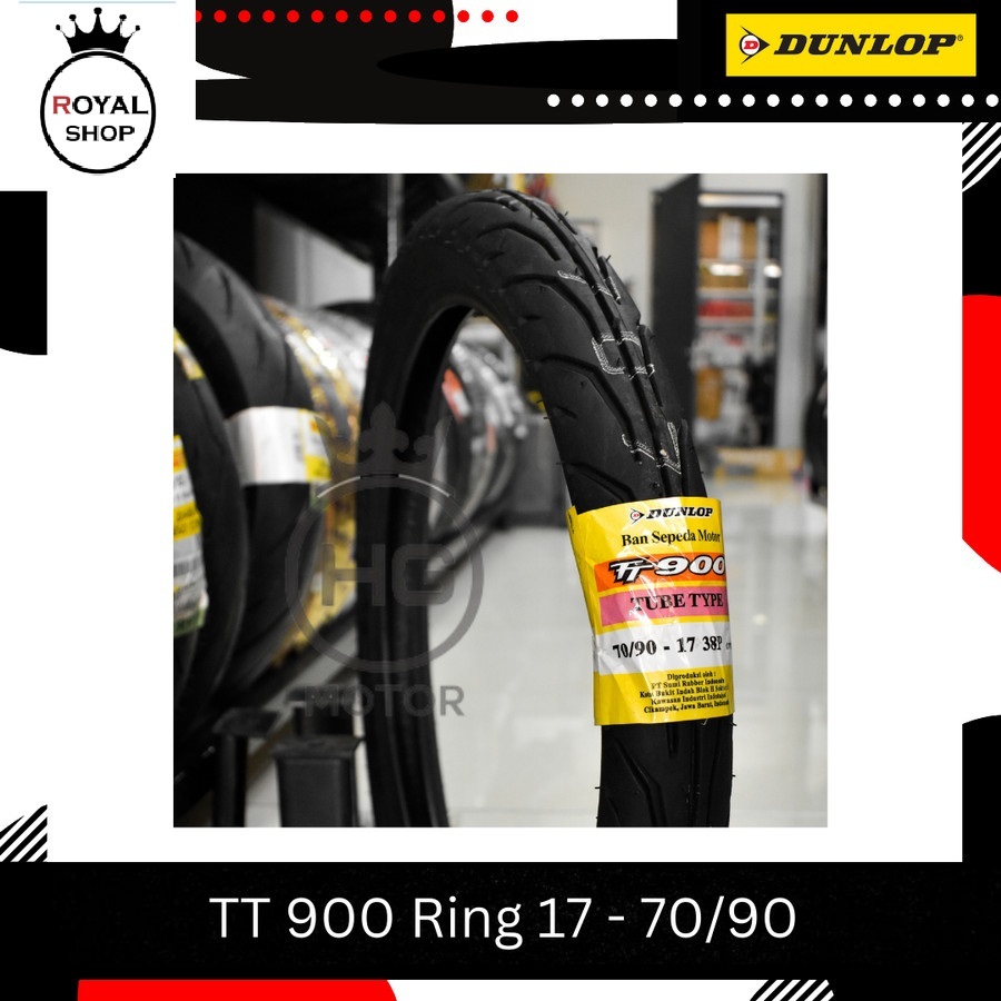Ban Luar Dunlop 70/90 80/90 90/90 Ring 17 TT900 Tubetype TT 900 - 90/9