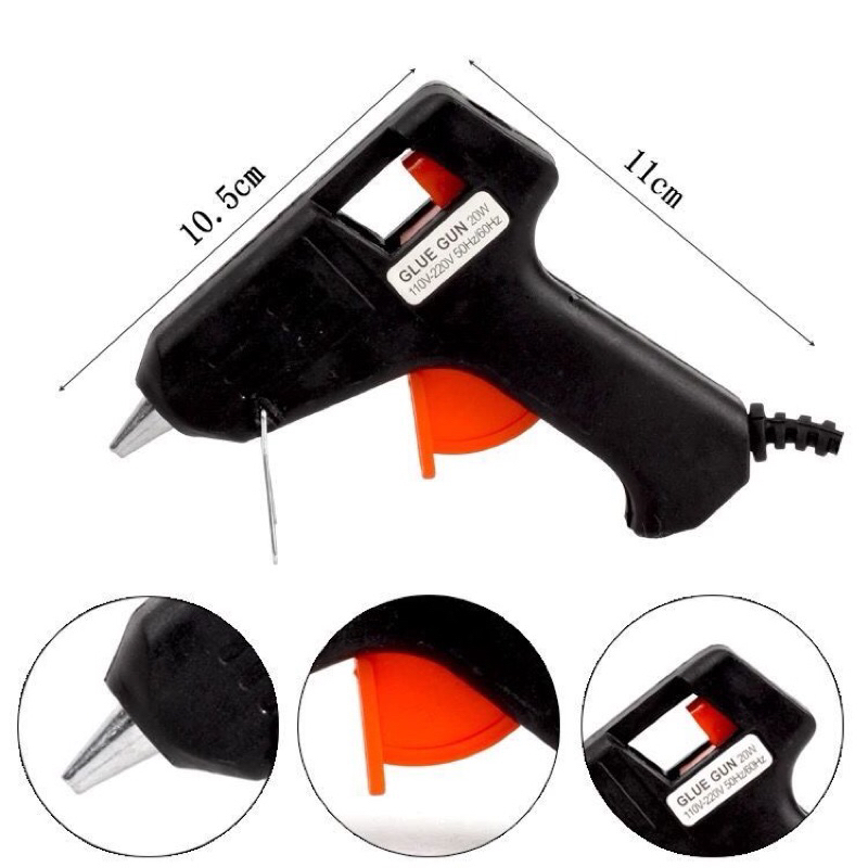 (GROSIRAN) Alat Lem Tembak Glue Gun Stick Hot Melt Alat Lem Lilin Tembak