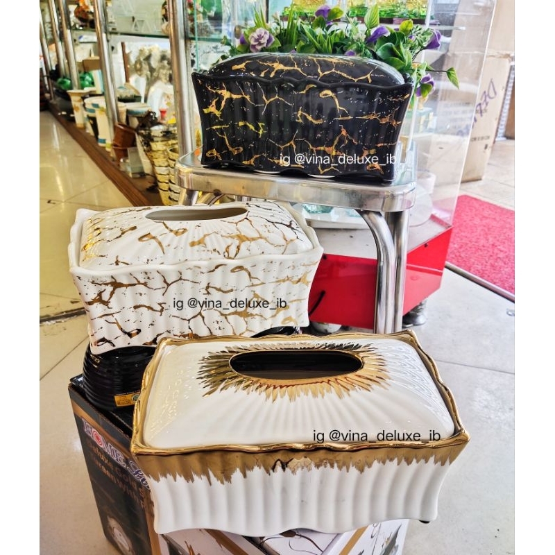 Tempat Tisu Keramik Fiorenza