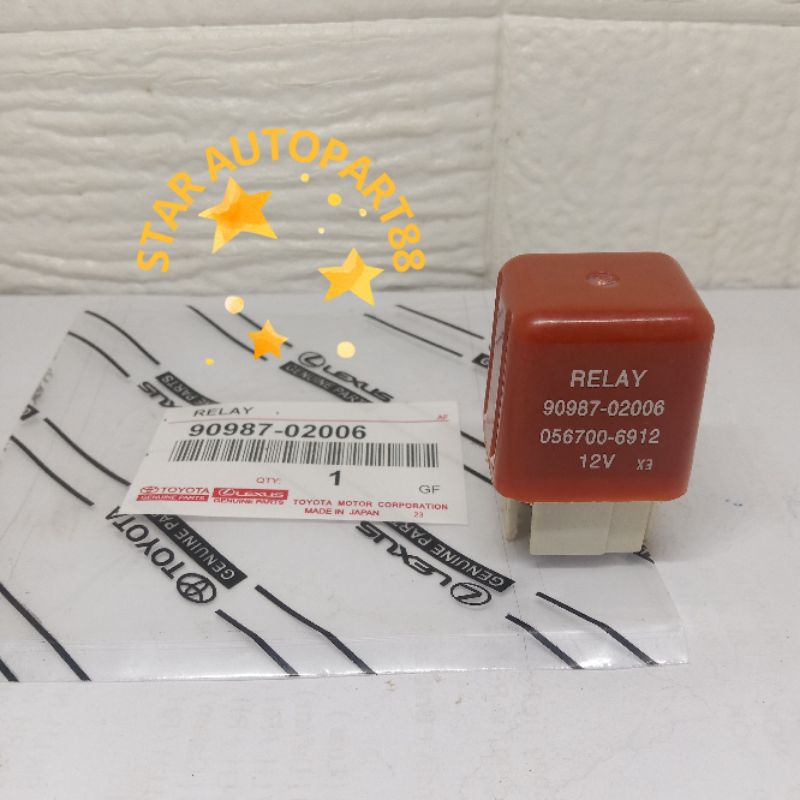 Relay Lampu Kaki 4 12v Toyota Kijang Kapsul 7k Great Corolla