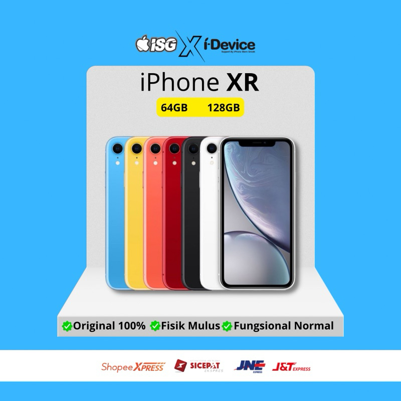 [GARANSI RESMI] Iph XR 64GB 128GB Second / Bekas