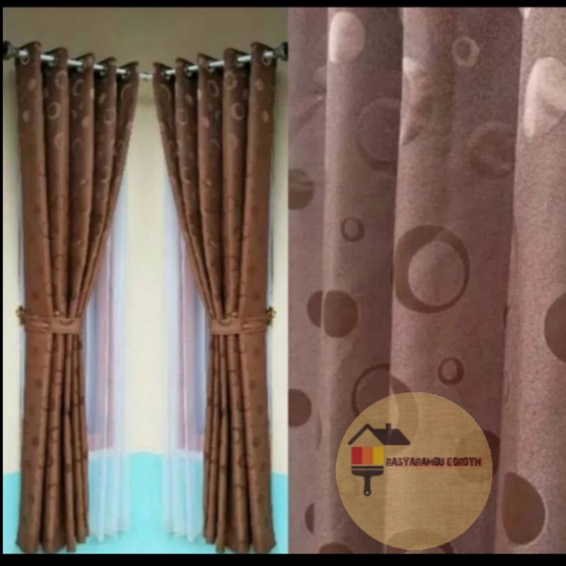 Gorden jendela model smokring gorden minimalis