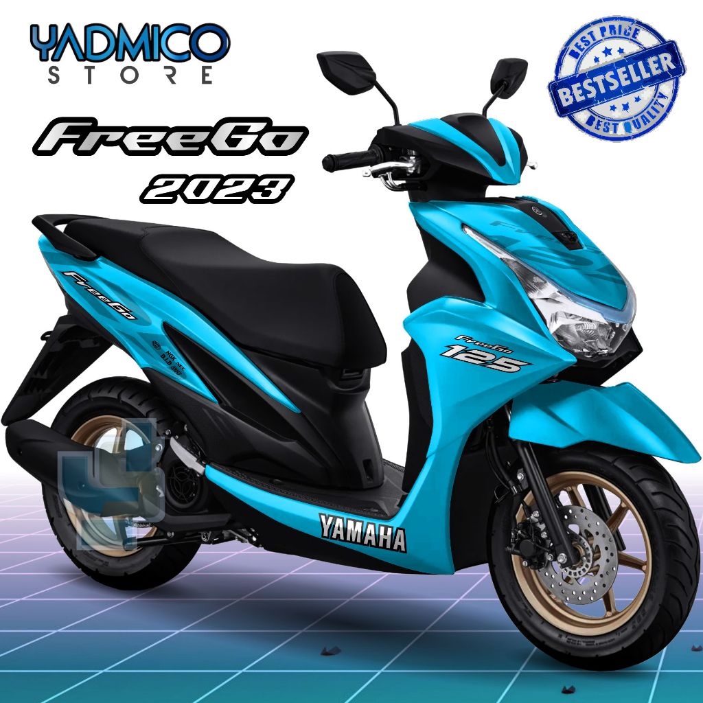 Decal Freego 2023 Full Body - Stiker Motor Yamaha Freego New 2023 Full Body - Dekal Freego New 2023 