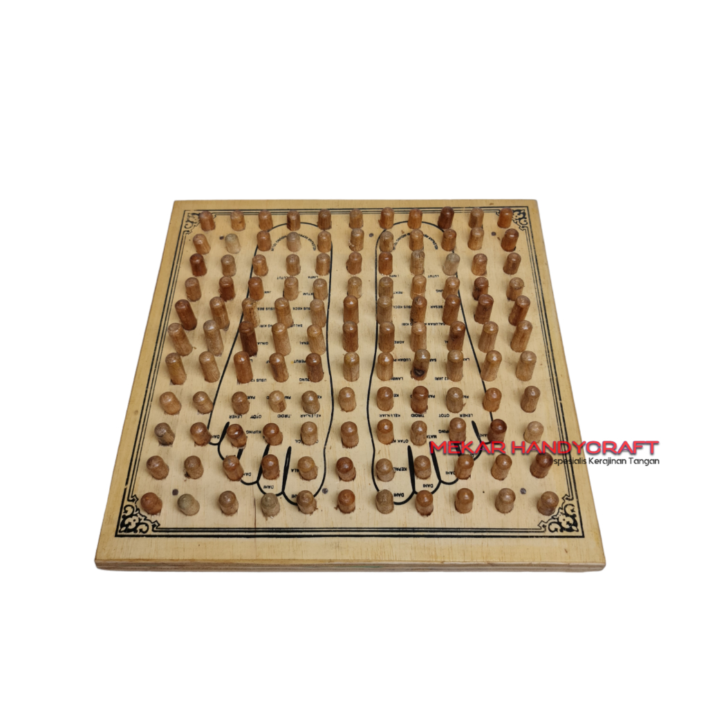 Alat Terapi Kaki Kayu Refleksi Akupuntur