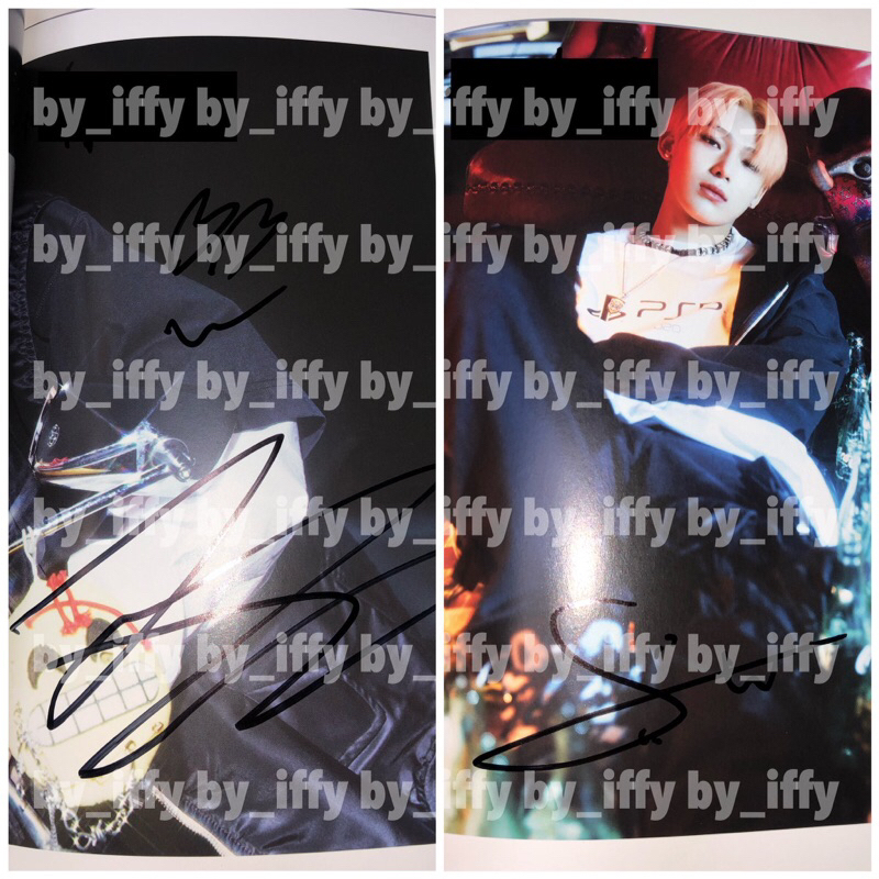 [BOOKED] Enhypen Jay signed page