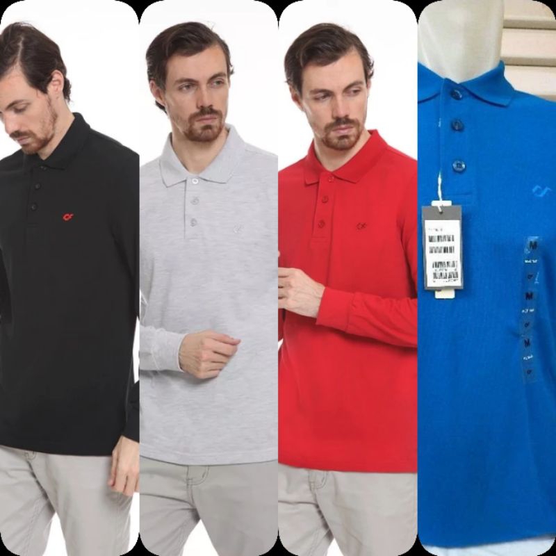 Kaos Kerah Legan Panjang CF.County Fiesta.