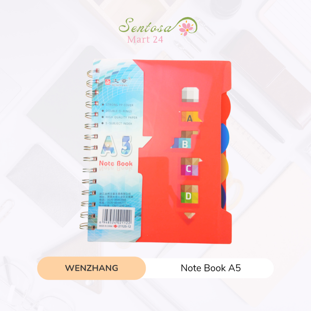 

WENZHANG Note Book A5 Buku Tulis Jurnal Catatan - 21125-12 | SentosaMart24