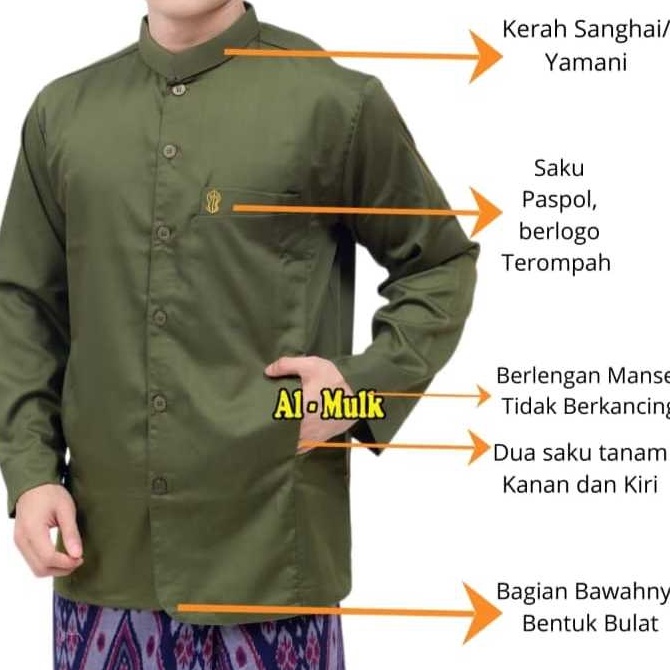 Promosi SpesialTrxM2y2X Baju Koko Pria Exclusiv Koko Semi Jass AL MULK Collection