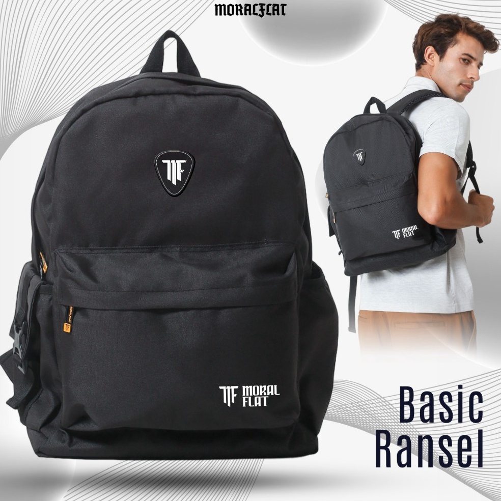 Terbatastrxp6Pb Moral Flat OfficialTas RanselBackpackBlack Series